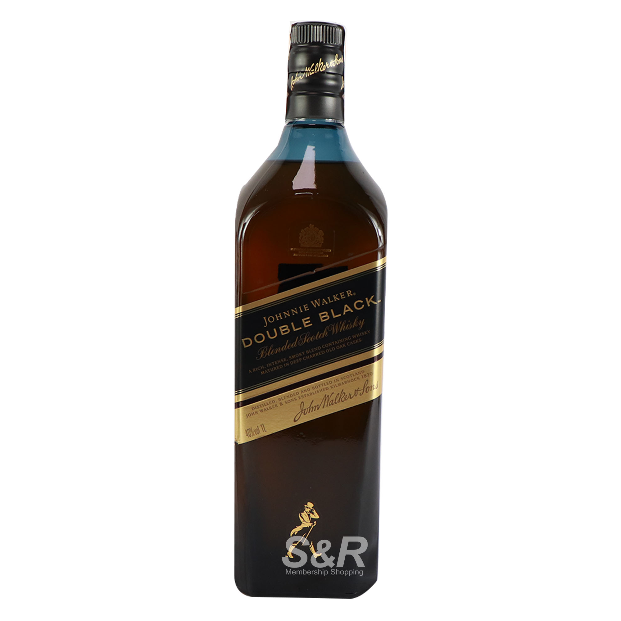 Johnnie Walker Double Black Blended Scotch Whisky 1L